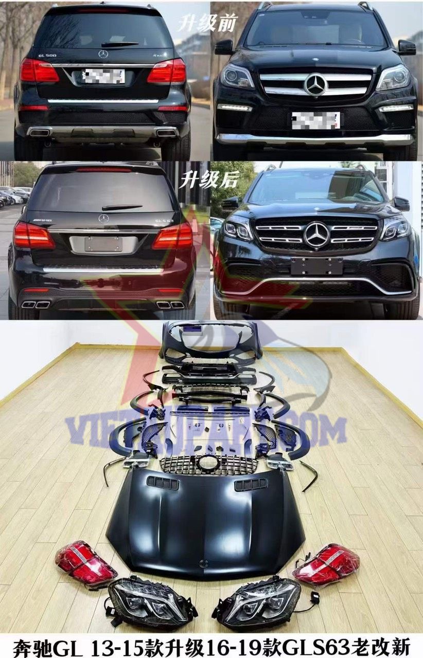 Body kit Mercedes GL lên Mercedes GLS63